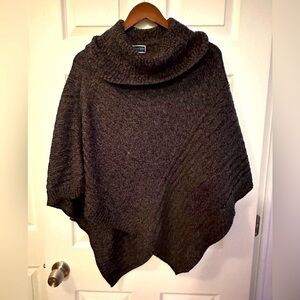 Karen Scott Women's Envelope Poncho Black‎ Size L/XL